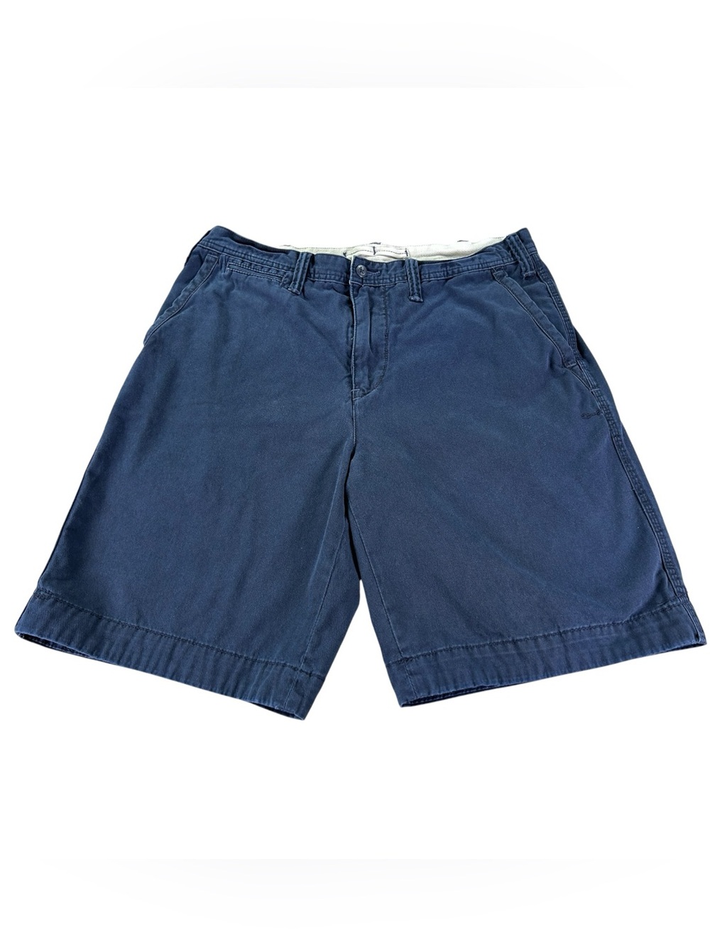 Polo Ralph Lauren Men’s 34 Navy Relaxed Fit Chino Shorts 100% Cotton Preppy